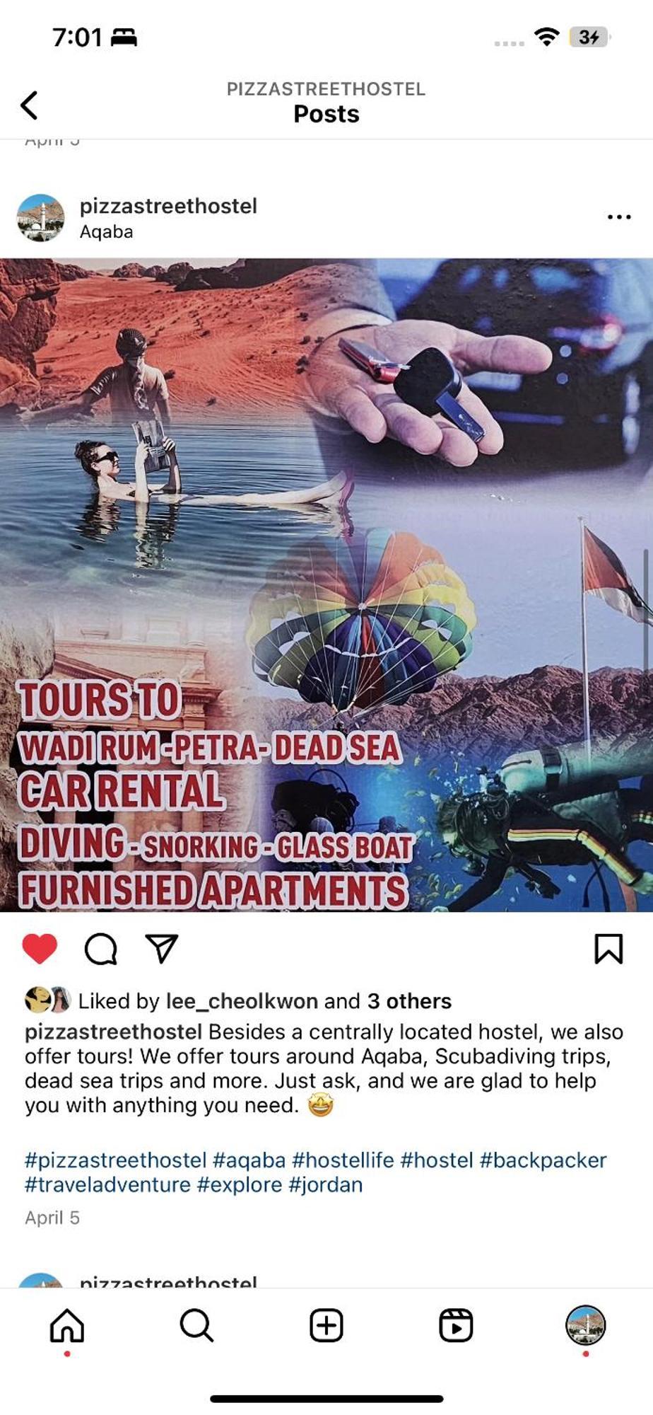 Pizza Street Hostel Akaba Exteriér fotografie